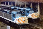 MILW F40C #48 & #49 - Milwaukee Road